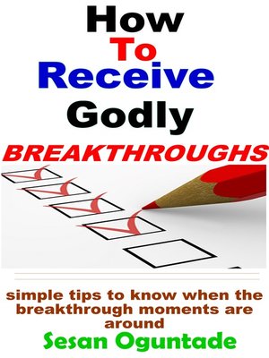 cover image of How to Receive Godly Breakthroughs